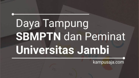 Daya Tampung Peminat Sbmptn Unja Jambi 2021