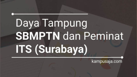 Daya Tampung Peminat Sbmptn Its Surabaya 2020