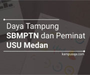 Daya Tampung SBMPTN USU dan Peminat USU Universitas Sumatera Utara Medan
