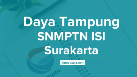 Daya Tampung Peminat Snmptn Isi Surakarta 2021