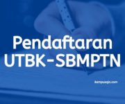 Pendaftaran UTBK-SBMPTN