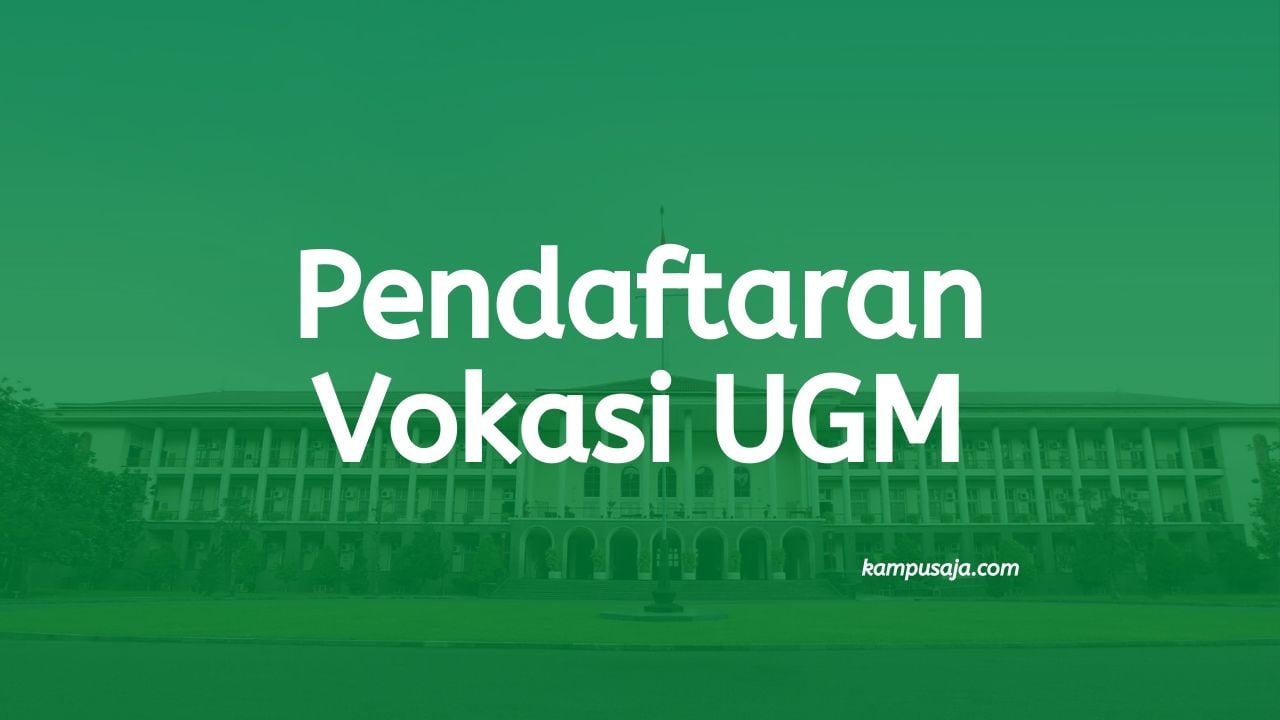Pendaftaran Vokasi UGM