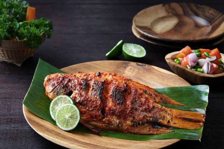 gambar ikan nila bakar